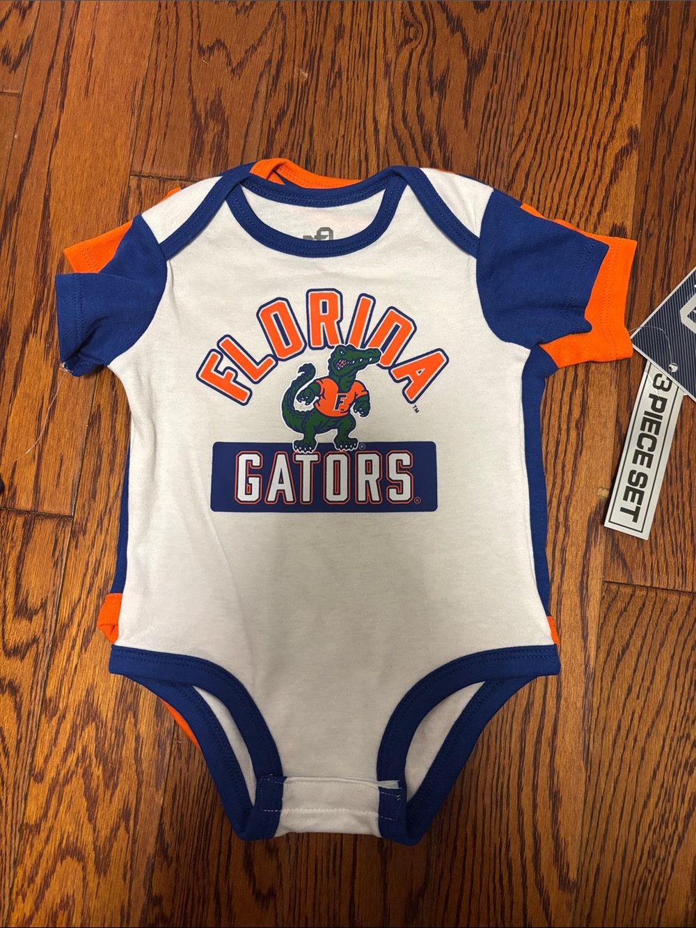 Florida Gators Football Bany Onesises 3-6 months 3 pc set NWT - Picture 3 of 8